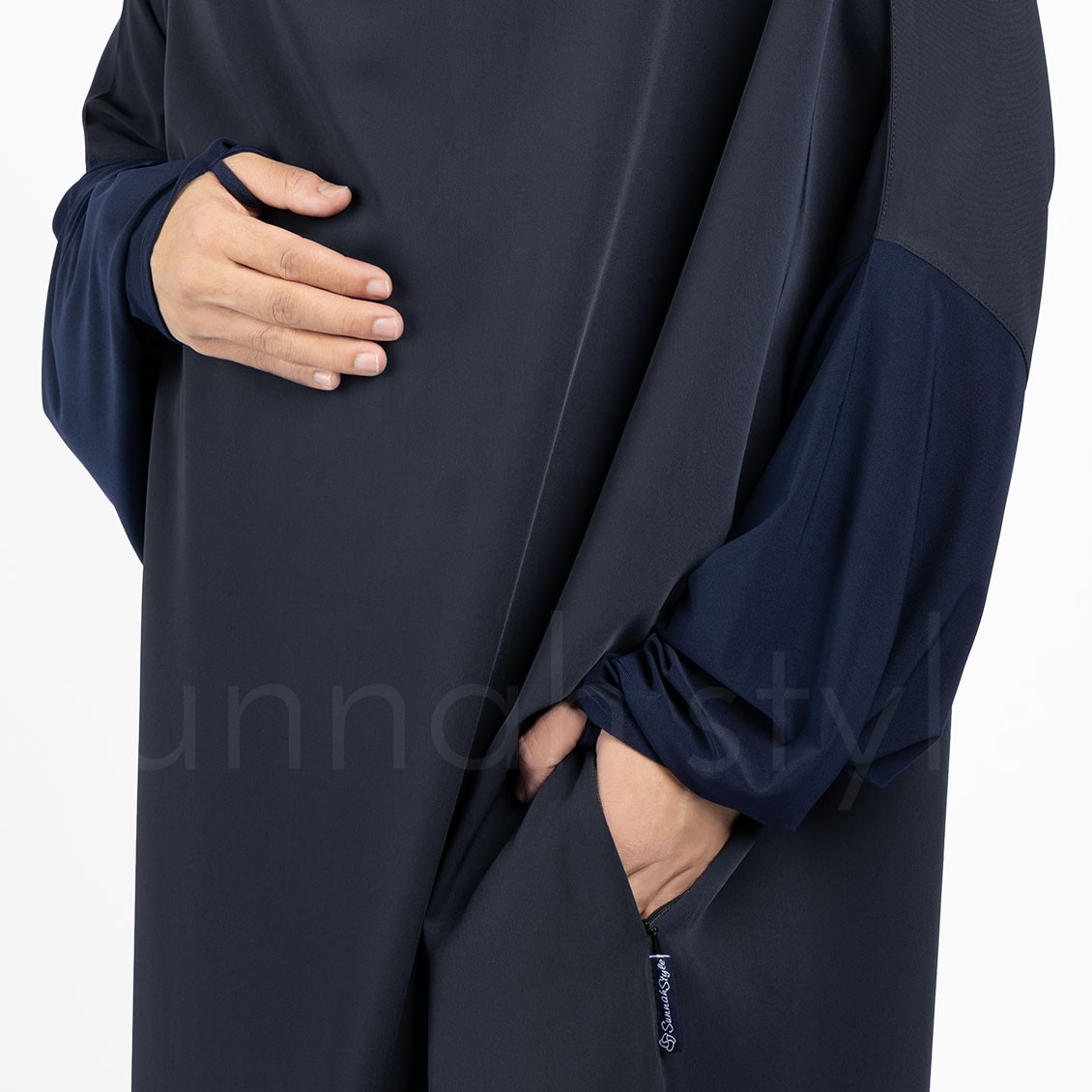 Sunnah Style Signature Full Length Jilbab (Navy Blue)